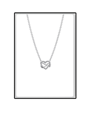 COLAR SPARKLING INFINITY HEART