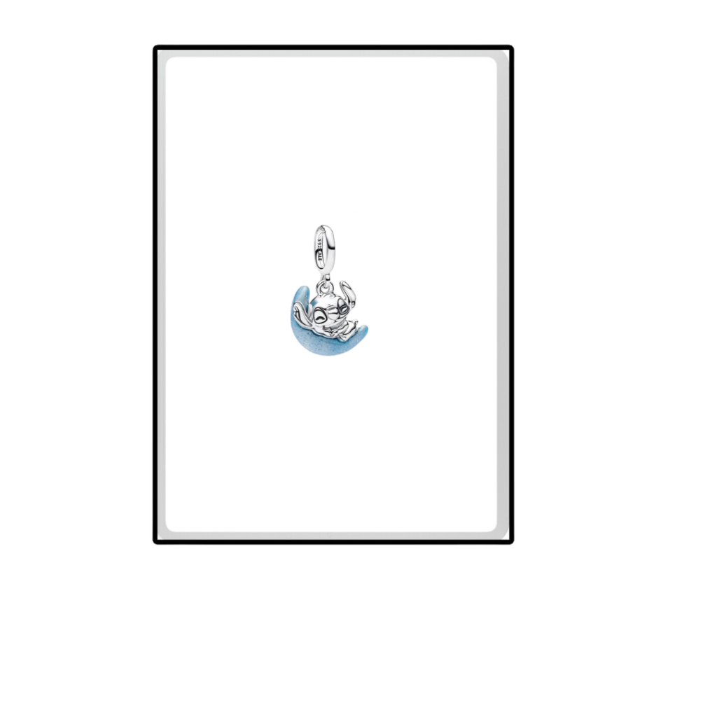 Hugo Lua CONTA PANDORA PENDENTE LUA STITCH DISNEY - Rubijoias